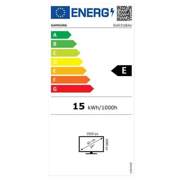 Monitorius LCD Monitor|SAMSUNG|S24C310EAU|24 |Panel IPS|1920x1080|16:9|75Hz|5 ms|Tilt|Colour Black|LS24C310EAUXEN