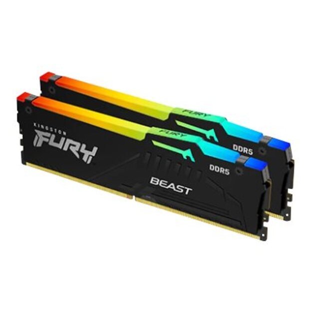 KINGSTON 32GB 5600MT/s DDR5 CL36 DIMM Kit of 2 FURY Beast RGB 3