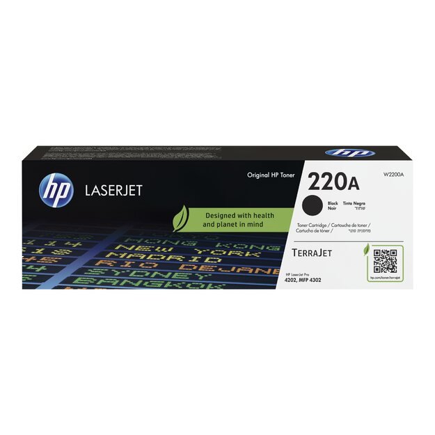 HP 220A Black Original LaserJet Toner Cartridge 4
