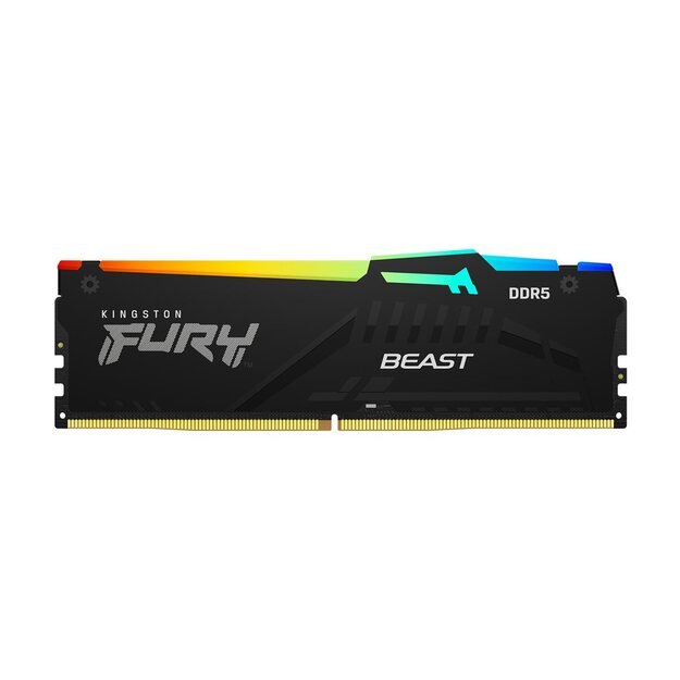 KINGSTON 16GB 5600MHz DDR5 CL40 DIMM Kit of 2 FURY Beast RGB 1