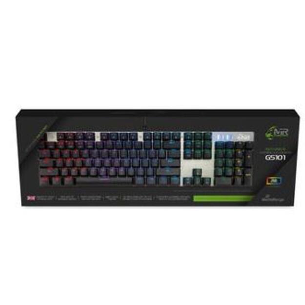 KEYBOARD GS101 BLACK/SILVER/MRGS101-UK MEDIARANGE 4