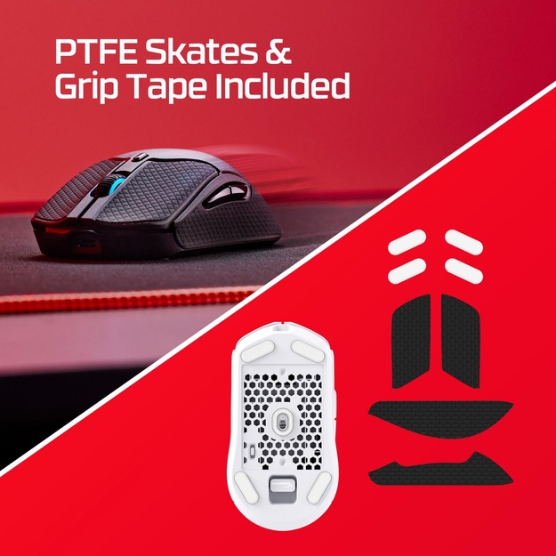 MOUSE USB OPTICAL WRL/PULSEFIRE HASTE 2 WHITE HYPERX