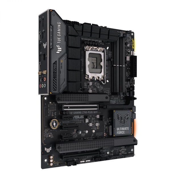 Mainboard|ASUS|Intel Z790|LGA1700|ATX|Memory DDR5|Memory slots 4|2xPCI-Express 3.0 1x|1xPCI-Express 4.0 4x|1xPCI-Express 4.0 16x|1xPCI-Express 5.0 16x|4xM.2|1xHDMI|1xDisplayPort|6xUSB 3.2|2xUSB-C|1xOptical S/PDIF|1xRJ45|5xAudio port|TUFGAMINGZ790-PLUSWIFI
