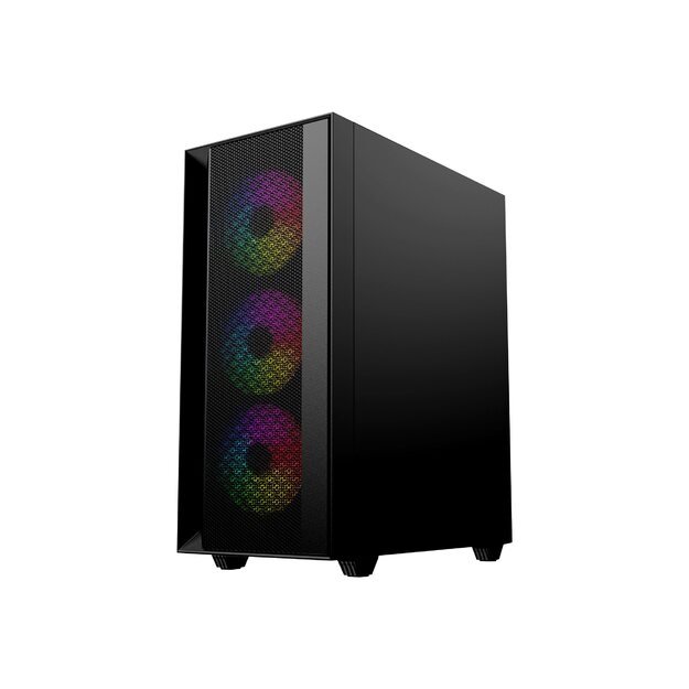GEMBIRD computer case Fornax 4000 ATX - ARGB backlight black 35