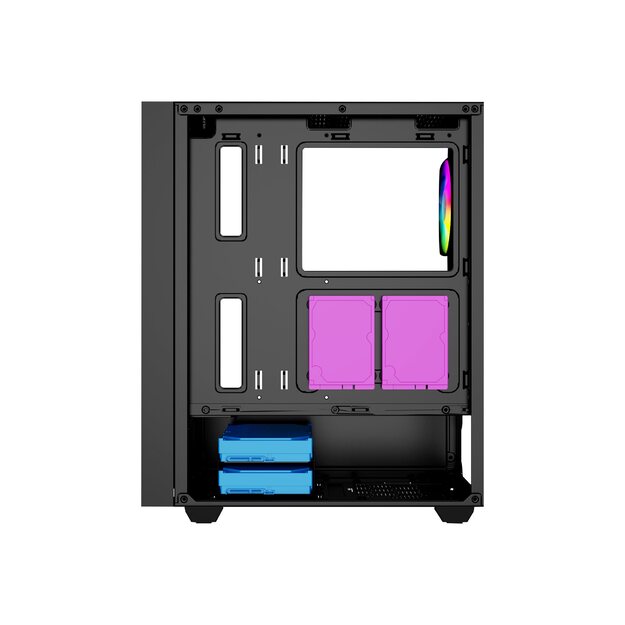 GEMBIRD computer case Fornax 4000 ATX - ARGB backlight black 29