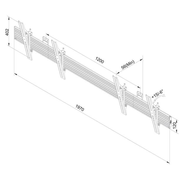 MONITOR ACC WALL MOUNT /MENU/32-55  NMPRO-WMB2 NEOMOUNTS