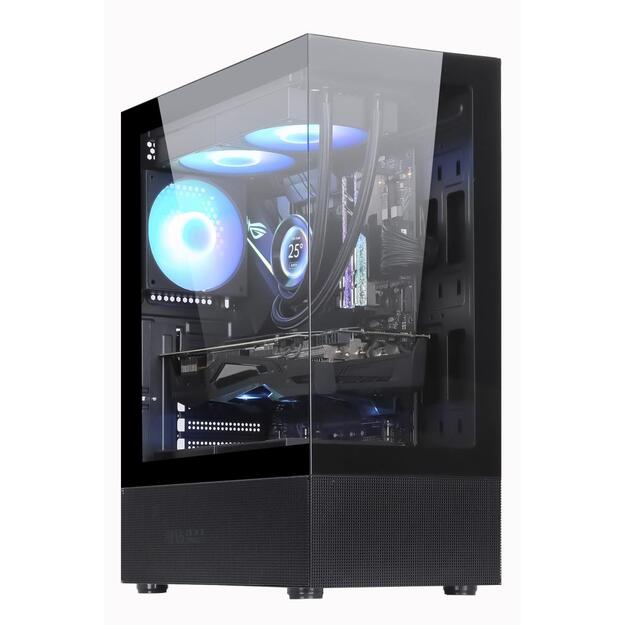 Case|GOLDEN TIGER|Raider DK-6|MidiTower|Case product features Transparent panel|Not included|ATX|Colour Black|RAIDERDK6