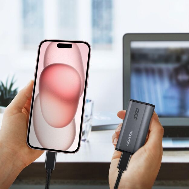 External SSD|ADATA|SE880|4TB|USB-C|Write speed 2000 MBytes/sec|Read speed 2000 MBytes/sec|AELI-SE880-4TCGY 14