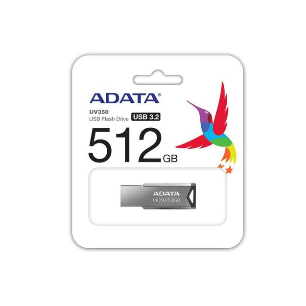 MEMORY DRIVE FLASH USB3.2/512GB AUV350-512G-RBK ADATA