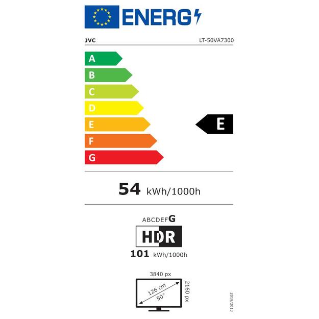 TV Set|JVC|50 |4K/Smart|3840x2160|Wireless LAN|Bluetooth|Android TV|LT-50VA7300