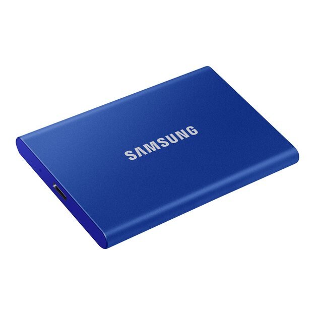 SAMSUNG Portable SSD T7 2TB extern USB 3.2 Gen 2 indigo blue 34