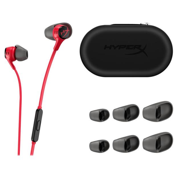 HEADSET HYPERX CLOUD EARBUDS/II RED 705L8AA HYPERX