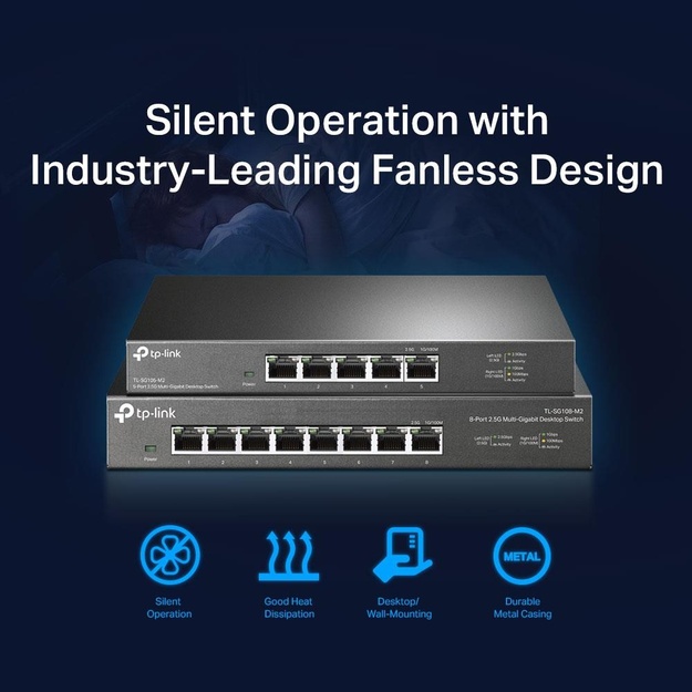 Switch|TP-LINK|TL-SG108-M2|Desktop/pedestal|TL-SG108-M2