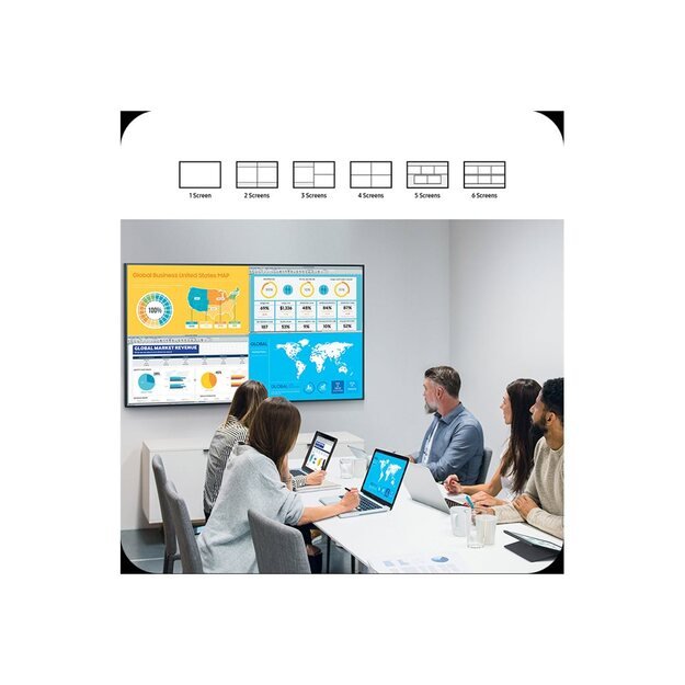 SAMSUNG 43inch UHD/4K 16:9 QM43C Slim-LED 500nits Speakers 2x10W black 3xHDMI 2.0 DP 1.2 USB 2.0 x 2 Ethernet WiFi Dualband BT 21