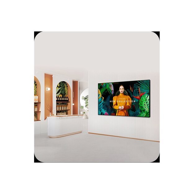 SAMSUNG 43inch UHD/4K 16:9 QM43C Slim-LED 500nits Speakers 2x10W black 3xHDMI 2.0 DP 1.2 USB 2.0 x 2 Ethernet WiFi Dualband BT 13