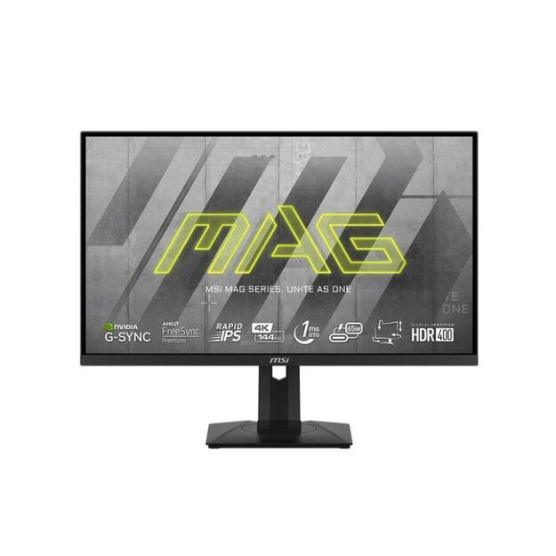 LCD Monitor|MSI|MAG 274UPF|27 |4K|Panel IPS|3840x2160|16:9|144Hz|Matte|1 ms|Swivel|Pivot|Height adjustable|Tilt|Colour Black|MAG274UPF