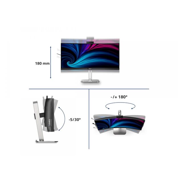 PHILIPS 34B2U6603CH 34inch Curved 3440x1440 2xHDMI DP USB