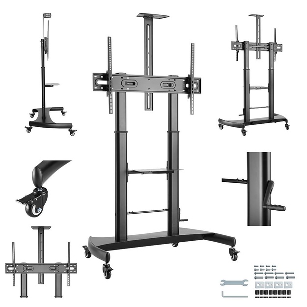 TV SET ACC FLOOR STAND 60-100 /TVS-100T-02 GEMBIRD