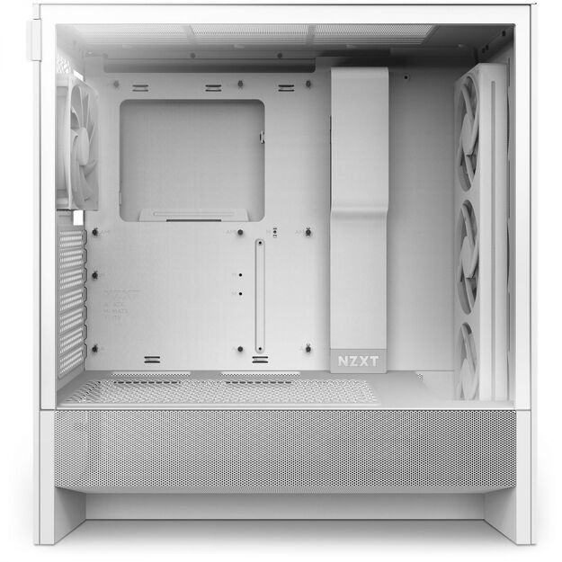 NZXT PC case H5 Flow RGB 2024 midi tower white 8