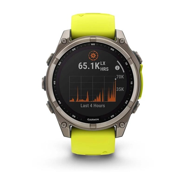 SMARTWATCH FENIX 8 SAPP. SOLAR/YELLOW 010-02906-21 GARMIN