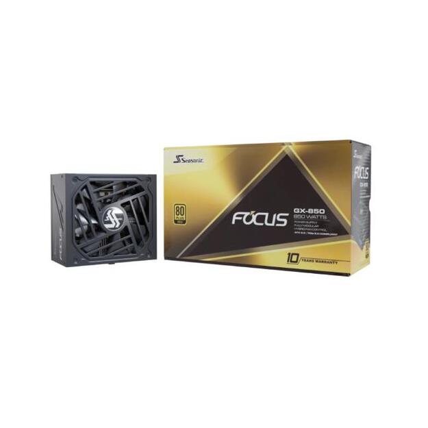 Power Supply|SEASONIC|FOCUS GX ATX 3.0|850 Watts|Efficiency 80 PLUS GOLD|MTBF 100000 hours|FOCUS-GX-850-V4