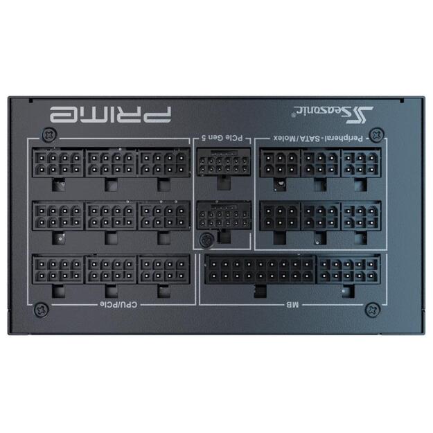 Power Supply|SEASONIC|PRIME TX ATX 3.0|1600 Watts|Efficiency 80 PLUS TITANIUM|MTBF 100000 hours|PRIME-TX-1600-ATX30 8
