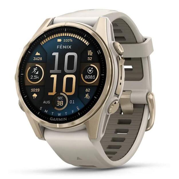 SMARTWATCH FENIX 8 SAPPHIRE/SOFT GOLD 010-02903-11 GARMIN