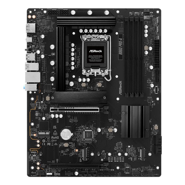 Mainboard|ASROCK|Intel B860 Express|LGA1851|ATX|Memory DDR5|Memory slots 4|1xHDMI|1xDisplayPort|1xAudio-In|1xAudio-Out|1xMicrophone|2xUSB 2.0|6xUSB 3.2|1xUSB-C|1xRJ45|B860PRO-A
