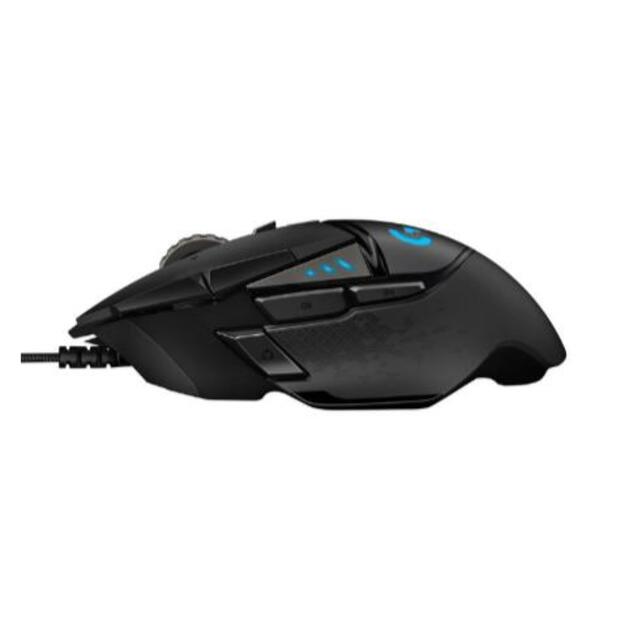 MOUSE USB OPTICAL G502 HERO/BLACK 910-005471 LOGITECH