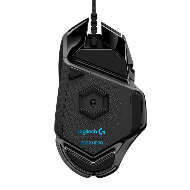 MOUSE USB OPTICAL G502 HERO/BLACK 910-005471 LOGITECH 9