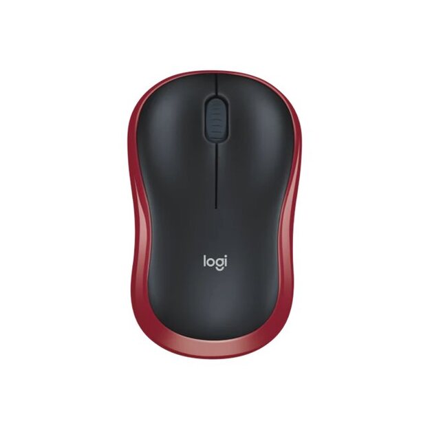 MOUSE USB OPTICAL WRL M185/RED 910-002237 LOGITECH