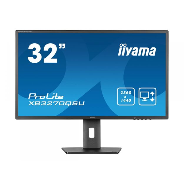 IIYAMA XB3270QSU-B1 32inch IPS 2560x1440 250cd/m2 3ms 2xHDMI DP USB (P)
