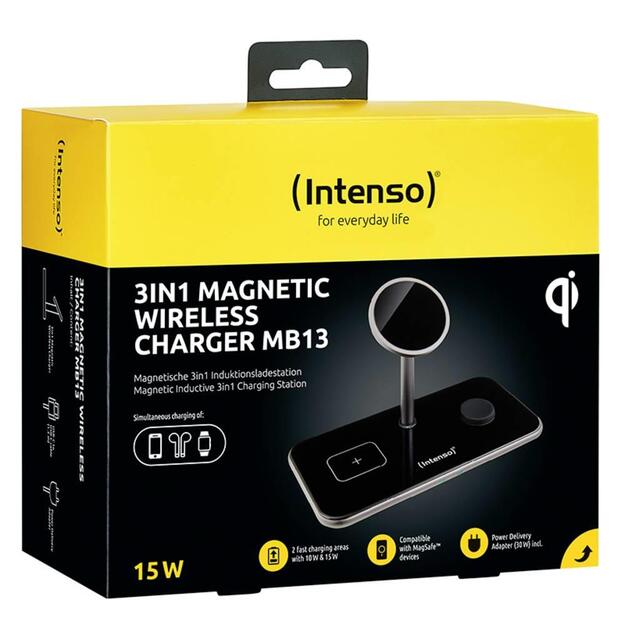 MOBILE CHARGER WRL MB13/BLACK 7410810 INTENSO