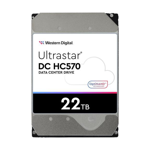 HDD|WESTERN DIGITAL ULTRASTAR|Ultrastar DC HC570|22TB|SAS|512 MB|7200 rpm|3,5 |MTBF 2500000 hours|0F48052