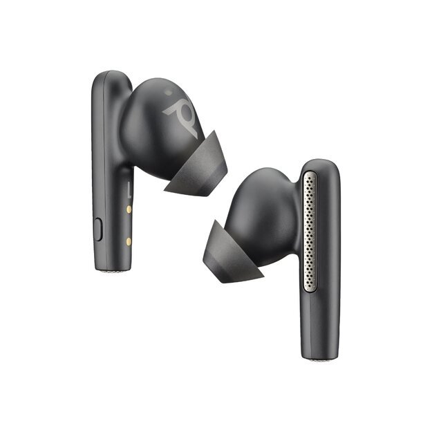 HP Poly Voyager Free 60 UC Carbon Black Earbuds +BT700 USB-A Adapter +Basic Charge Case