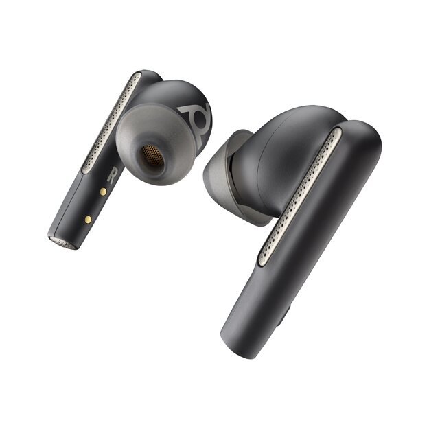 HP Poly Voyager Free 60 UC Carbon Black Earbuds +BT700 USB-A Adapter +Basic Charge Case