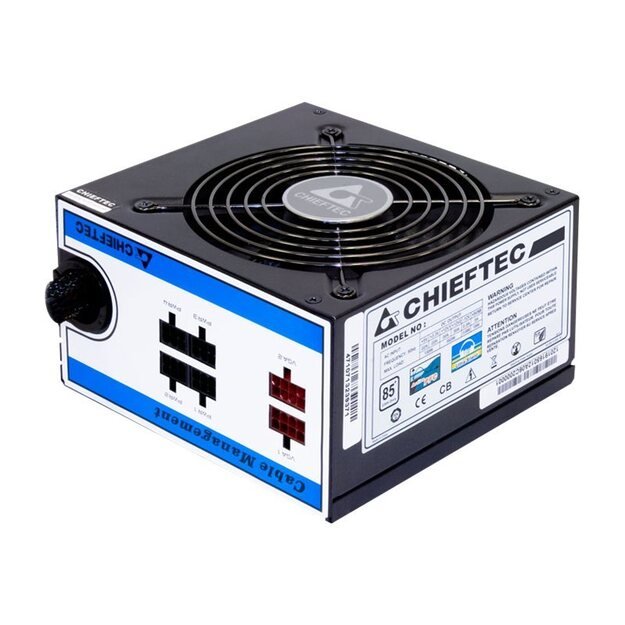 CHIEFTEC 550W PSU, 85+,230V W/CABLE MNG