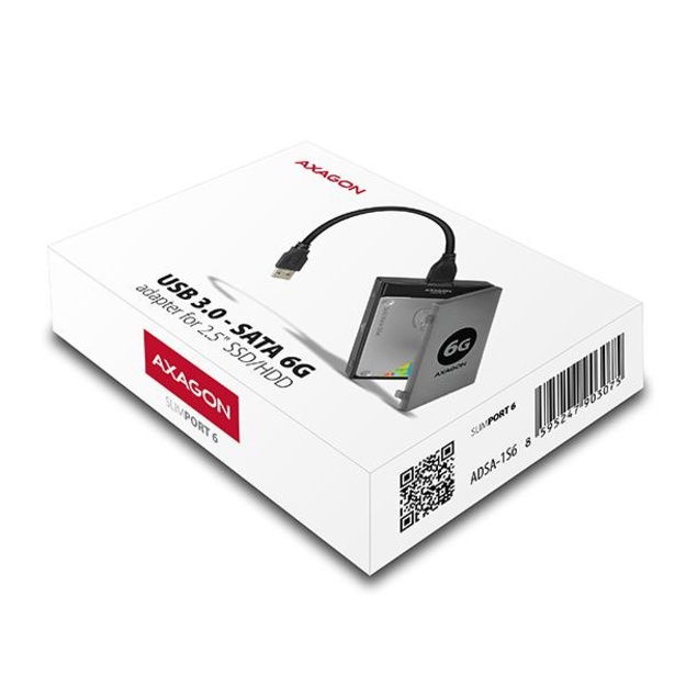 HDD ACC ADAPTER USB3.2 CASE/2.5  SATA 6G ADSA-1S6 AXAGON