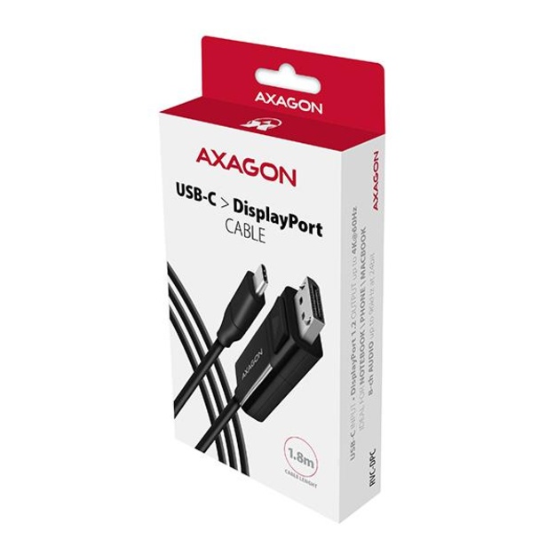 CABLE USB-C TO DP 1.8M/RVC-DPC AXAGON