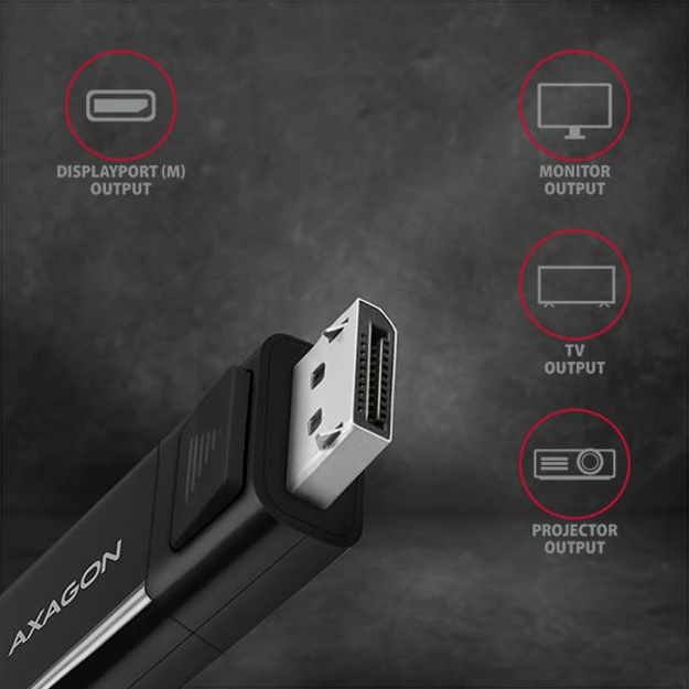CABLE USB-C TO DP 1.8M/RVC-DPC AXAGON