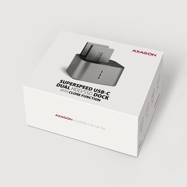 SSD ACC DOCK STATION USB-C/2.5 /3.5  SATA ADSA-DC AXAGON