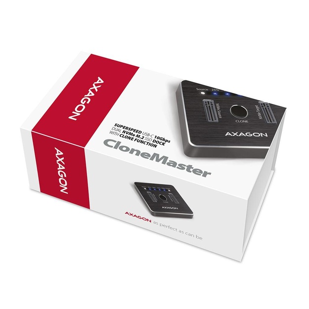 SSD ACC DOCK STATION USB-C/2XM.2 NVME ADSA-M2C AXAGON