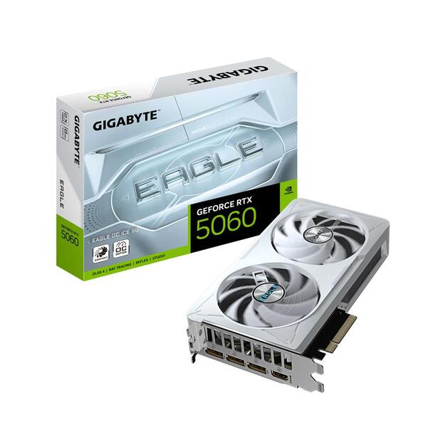 VGA PCIE16 RTX5060 8GB GDDR7/N5060EAGLEOC ICE-8GD GIGABYTE