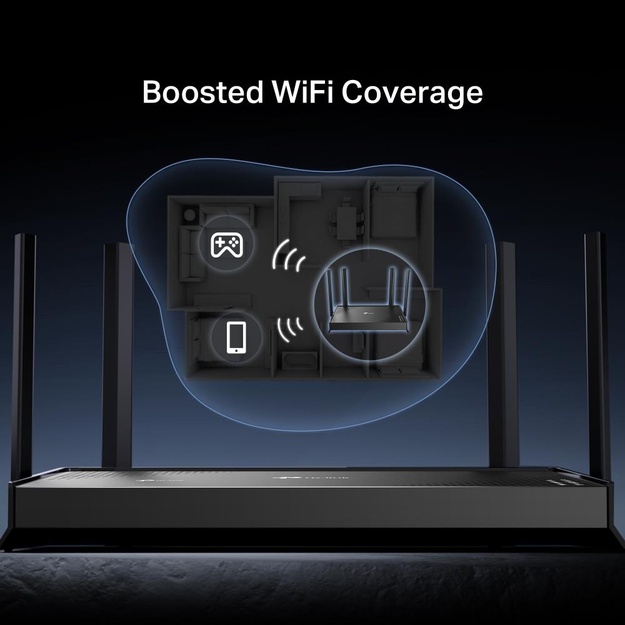 WRL ROUTER 3570MBPS 1000M 5P/DUAL BAND ARCHER BE220 TP-LINK