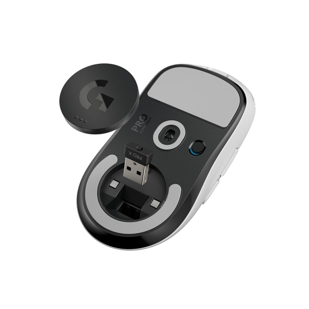 MOUSE USB OPTICAL WRL PRO X/WHITE 910-005943 LOGITECH