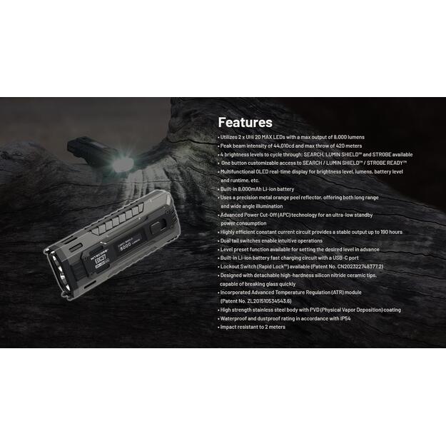 FLASHLIGHT EDC SERIES/EDC37 NITECORE 7