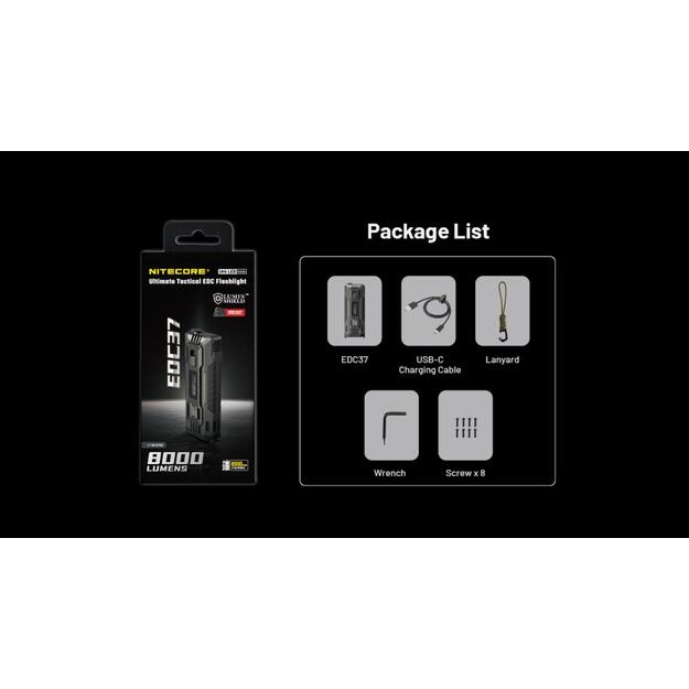 FLASHLIGHT EDC SERIES/EDC37 NITECORE 3