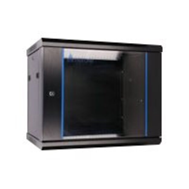 EXTRALINK 9U 600X600 wall-mounted rackmount cabinet gray
