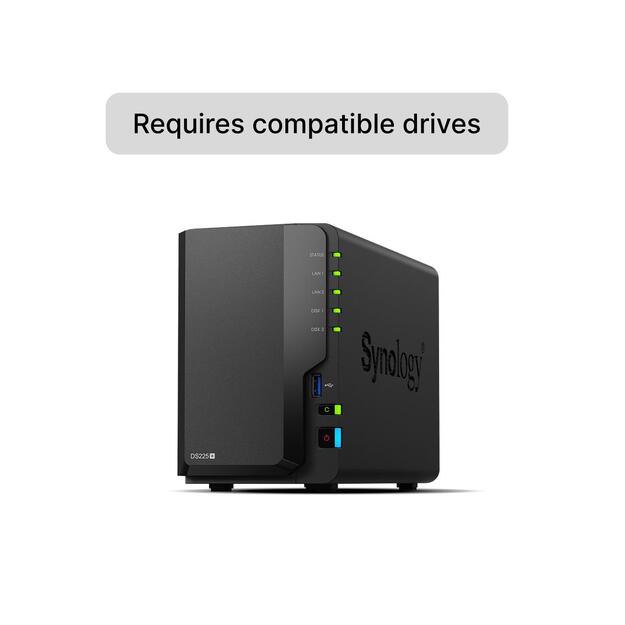 NAS STORAGE TOWER 4BAY/2GB DS225+ SYNOLOGY 1
