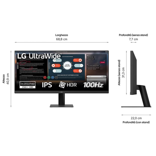 MONITOR LCD 29  IPS/29U511A-B LG